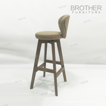 Cheap french high wooden bar stools made in Malaysia